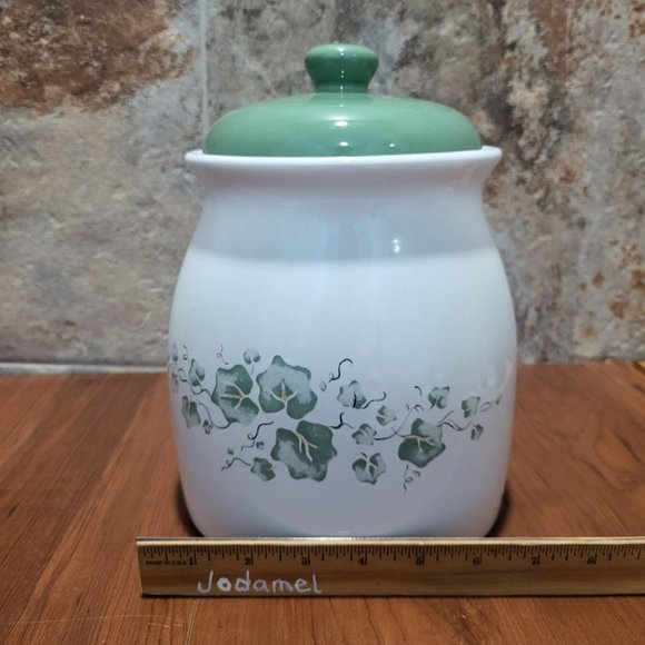 VTG Jay Import Canister Ivy Callaway Pattern 9.5 In # 5 - Picture 11 of 13